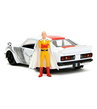 Jada One Punch Man 1:24 Die Cast 1974 Mazda RX-3 ve Saitama Figürü