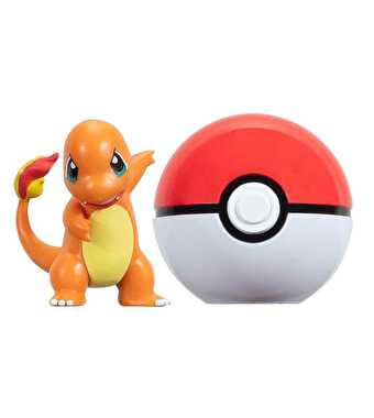 Pokemon CIip N Go Figür Charmander ve Poke Ball