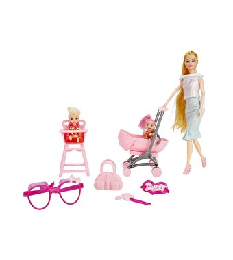 Cindy Pusetli ve Mama Sandalyeli Oyun Seti