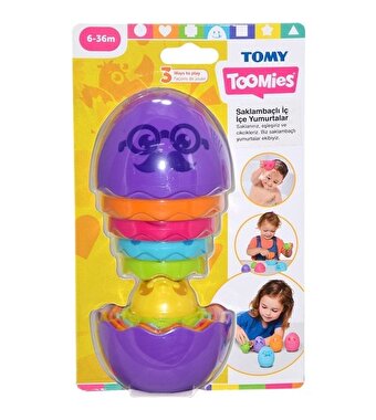 Toomies Saklambaçlı İç İçe Yumurtalar Mor