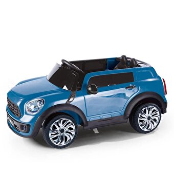Dolu Oyuncak Ride On Kumandalı 12 Volt Akülü Araba Mavi