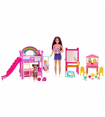 Barbie Skipper Bebek Bakıcılığı Eğlencesi Oyun Seti HND18