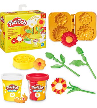 Play Doh Sunflowers & Daisies Flower Oyun Seti G2476