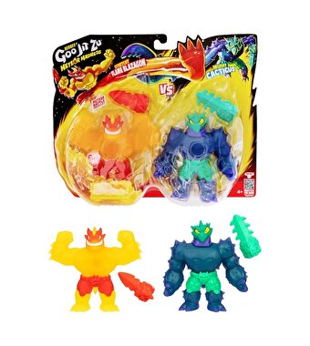 Goojitzu Meteor Madness Ikili Paket Stretch Flame Blazagon vs Mushy Cacticus