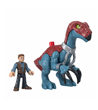 Imaginext Jurassic World Araçlar Therizinosaurus ve Owen GVV63