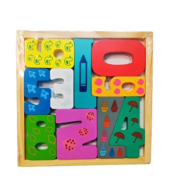 Ahşap 3D Yapboz Puzzle Rakamlar