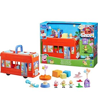 Peppa Pig 2'si 1 Arada Parti Otobüsü F8881