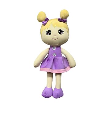 Prenses Bebek Peluş Sarı Saçlı