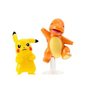 Pokemon Battle 2'li̇ Fi̇gür S1 Pikachu ve Charmander