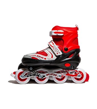 Can Spor Ayarlanabilir Çocuk Pateni BSP-8888 Kırmızı L Beden