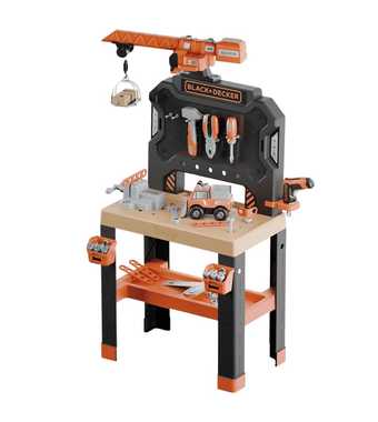 Smoby Black & Decker Vinçli Oyuncak Tamir Tezgahı