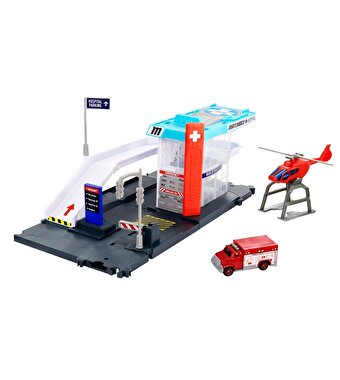 Matchbox Aksiyon Sürücüleri Oyun Seti Arama Kurtarma Helikopteri GVY83