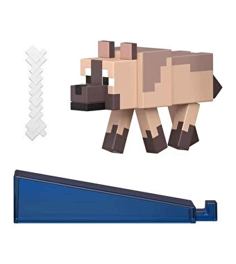 Mi̇necraft Aksesuarlı Fi̇gür Chestnut Wolf JJR90