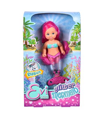 Evi Love Glitter Mermaid Pembe Saçlı