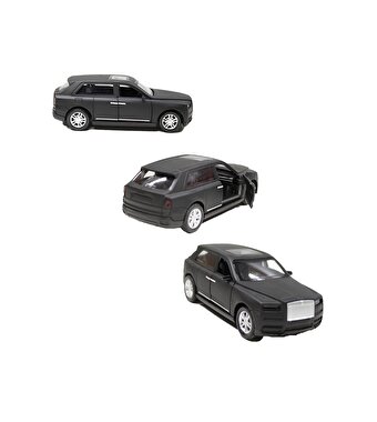 Sesli Işıklı Metal Çek Bırak Jeep Siyah