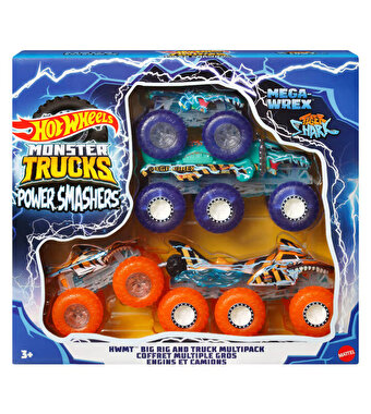 Hot Wheels Monster Trucks Power Smashers Çoklu Paket HYJ29