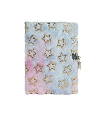 Kilitli Peluş Stars Defter