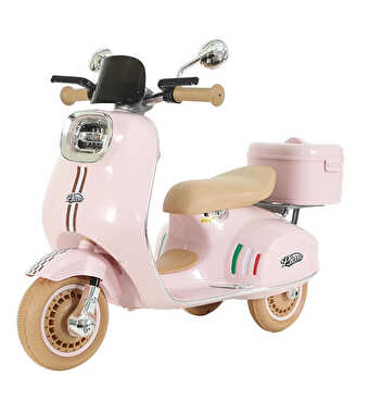 Vespera Pierro Akülü 6V Motor Pembe