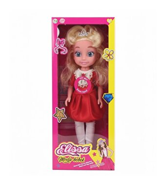 Elissa Prenses Taçlı Kız Oyuncak Bebek