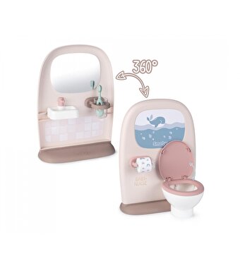 Smoby Baby Nurse Eğitici 2'si 1 Arada Tuvalet ve Lavabo Seti