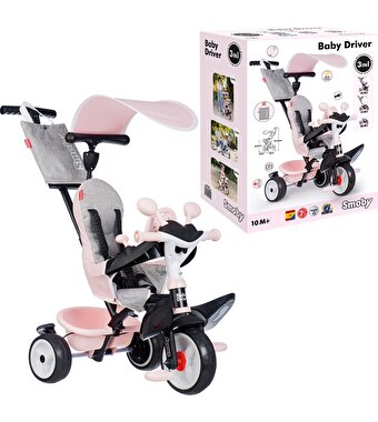 Smoby Baby Driver 3'ü 1 Arada Üç Tekerlekli Bisiklet