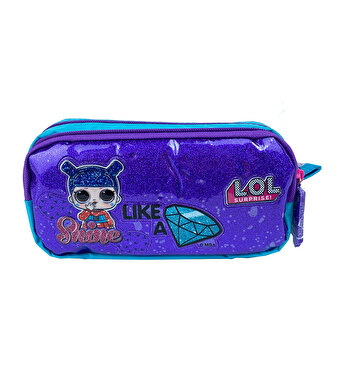 L.O.L. Mor Elmas Kalem Çantası