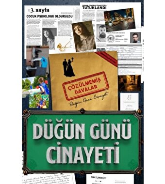 Çözülmemiş Davalar Düğün Günü Cinayeti Dedektif Oyunu
