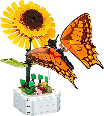 Mega Çi̇çekler ve Böcekler Yapı Blokları Kırlangıçkuyruk