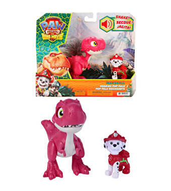Paw Patrol The Dino Movie Sesli Roaring Pup Pals Figür Seti Marshall