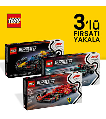 LEGO Speed Champions Formula 1 3’lü Özel Set Paketi (Red Bull Racing + Mercedes + Ferrari)