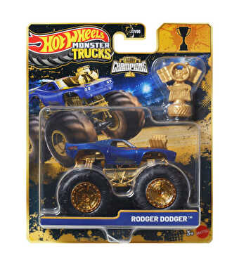 Hot Wheels Monster Trucks Arabalar Bigfoot Trophy Şampiyonları Rodger Dodger JMV71
