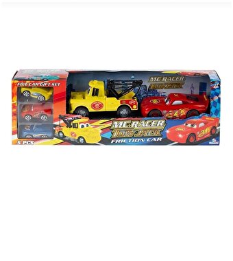 Mc Racer 5'li Araba Sarı Çekicili Seti