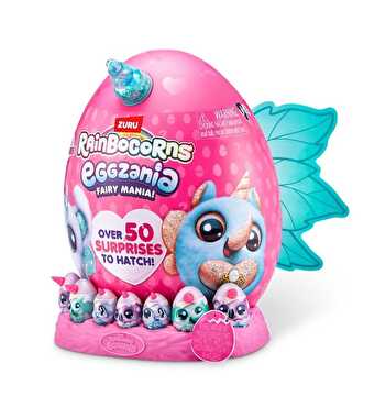 Rainbocorns Eggzania Fairy Peluş Sürpriz Paket Mavi Kanat 92106