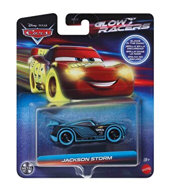 Cars Karanlıkta Parlayan Yarışçılar Tekli Karakter Araçlar Jackson Storm HPG82