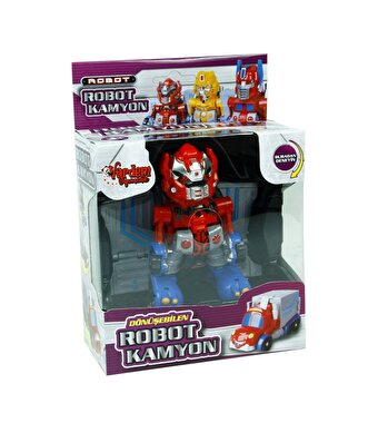 Dönüşebilen Mini Robot Kırmızı