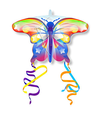 Renkli Kelebek Uçurtma 30 Cm