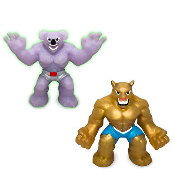 Elastikorps Fighters İkili Paket 7 Cm Gold Puma vs Mr. Koala