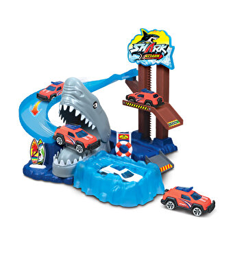 Express Wheels Renk Değiştiren Arabalı Köpekbalığı Saldırısı Oyun Seti