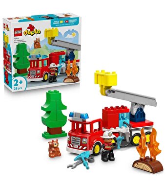 LEGO DUPLO Kasabası Hortumlu İtfaiye Aracı ve İtfaiyeci 10473