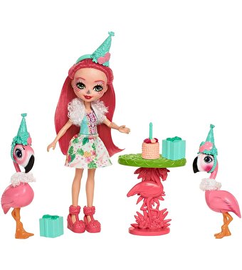 Enchantimals Bebekleri Flamingo Partisi Oyun Seti FGC79