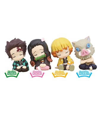 Twinchees Demon Slayer Figürleri Uyuyan Minikler Sürpriz Paket