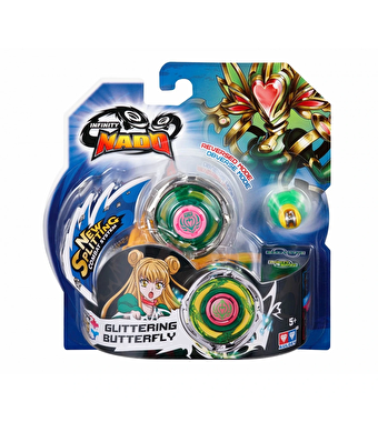 Infinity Nado Standart Metal Seri Glittering Butterfly (Parıldayan Kelebek) Aksesuar Seti