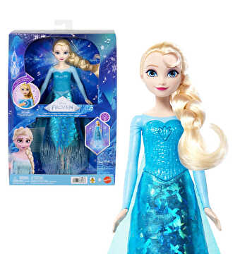 Disney Frozen Şarkı Söyleyen ve Işıklı Elsa Bebek JLJ07