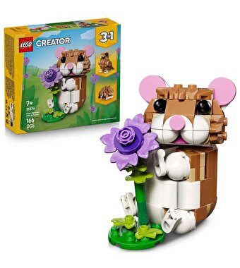 LEGO Creator 3’ü 1 Arada Sevimli Hamster ile Çiçek 31376