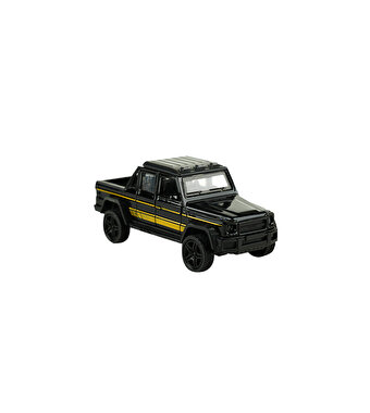 Die Cast 1:32 Sesli ve Işıklı Çek Bırak 4x4 Kamyonet Siyah
