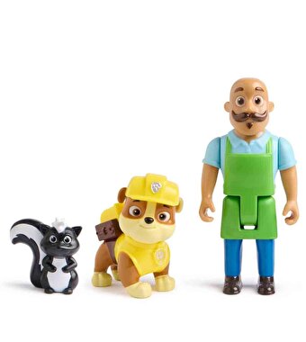 Paw Patrol 3’lü Figür Seti Rubble Ve Mr. Porter