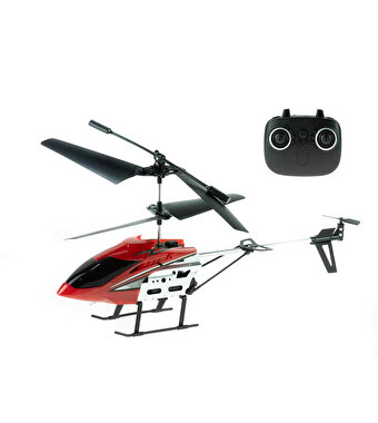 Işıklı Şarjlı 2.4 GHz Uzaktan Kumandalı Helikopter Kırmızı