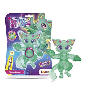 Superstars Flashy Green Drumylee Stretchy Figür
