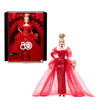 Mattel 80. Yıl Dönümü Sarışın Koleksiyon Bebek