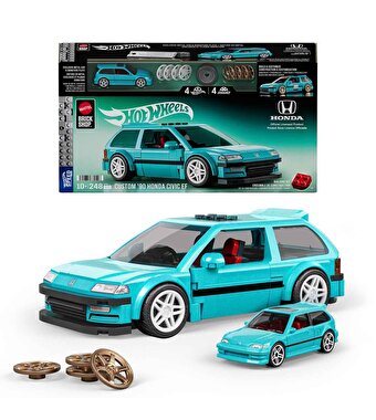 Hot Wheels Brick Speed Serisi Custom '90 Honda Civic  Araba 248 Parça JHF62